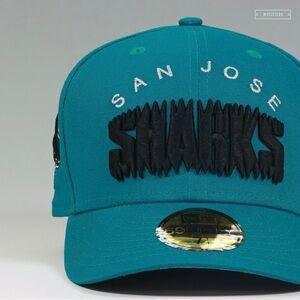 Myfitteds San Jose sharks shark bite size 7 1/4 brand new in store exclusive